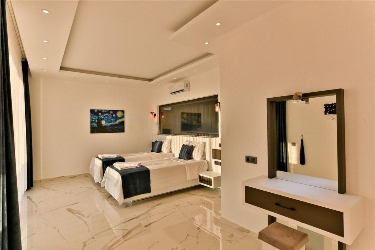 Villa Lycian-Kalkan 3 Bedroom-2 Jakuzzies-Sauna-Turkish Hamam-Huge Private Pool And Lovely Garden Kaş Kültér fotó