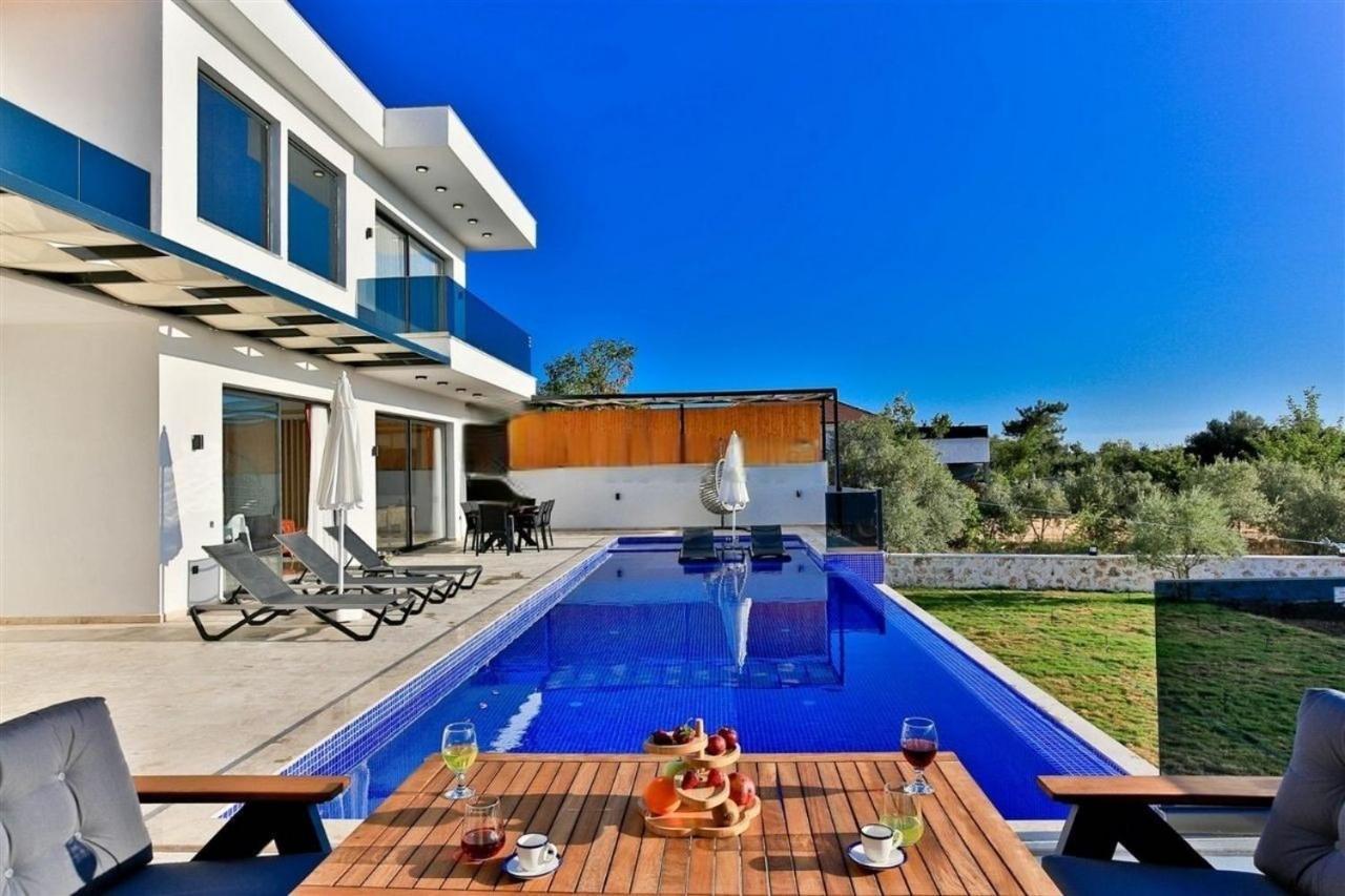 Villa Lycian-Kalkan 3 Bedroom-2 Jakuzzies-Sauna-Turkish Hamam-Huge Private Pool And Lovely Garden Kaş Kültér fotó