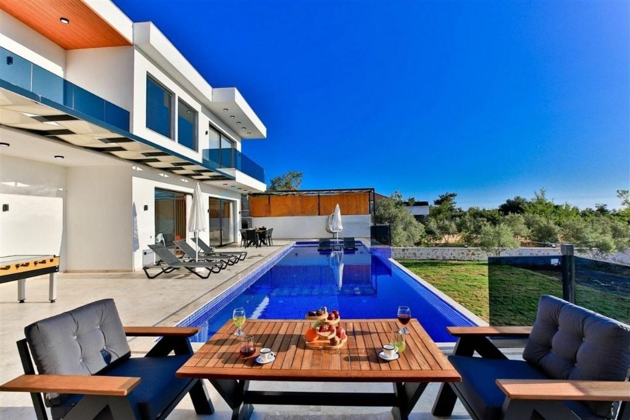Villa Lycian-Kalkan 3 Bedroom-2 Jakuzzies-Sauna-Turkish Hamam-Huge Private Pool And Lovely Garden Kaş Kültér fotó